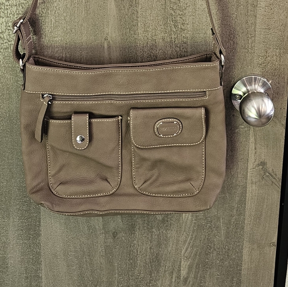Rosetti Tan Messenger Bag with Sleek Design - Picture 1 of 14